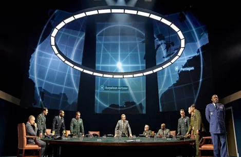 The cast of Dr. Strangelove in the West End