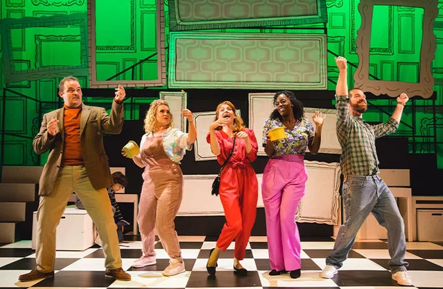 The cast of Falsettos at The Other Palace