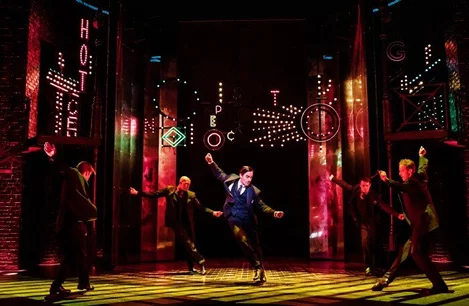 The cast of Funny Girl on Broadway