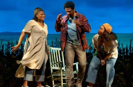 The cast of Home on Broadway