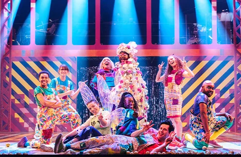 The cast of Lyric Hammersmith's Jack and the Beanstalk