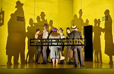 The cast of Machinal at the Old Vic