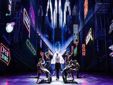 The cast of MJ on Broadway