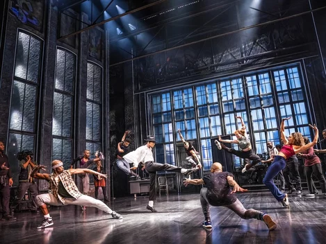 The cast of MJ the Musical on Broadway