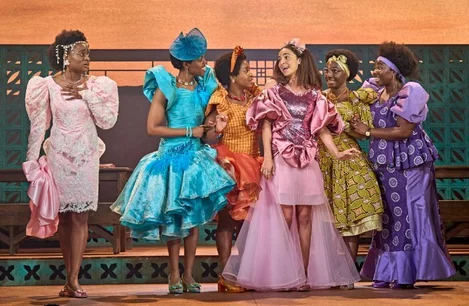 The cast of School Girls at Lyric Hammersmith