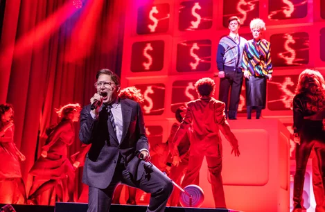 The cast Tammy Faye the Musical on Broadway