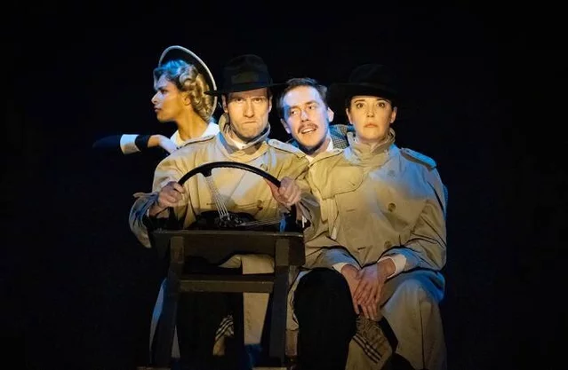 The West End cast of The 39 Steps
