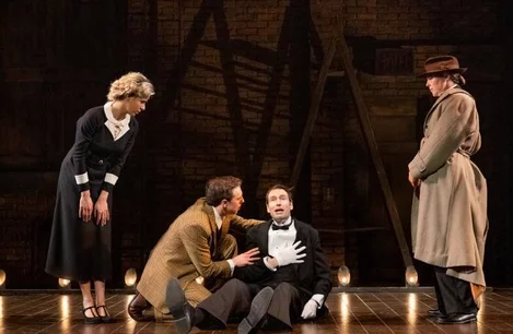 The cast of The 39 Steps