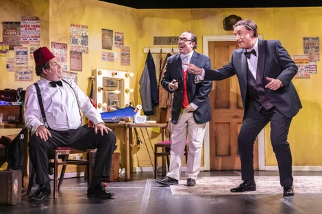 The cast of The Last Laugh in London