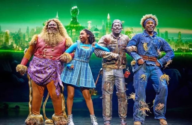 The cast of The Wiz on Broadway