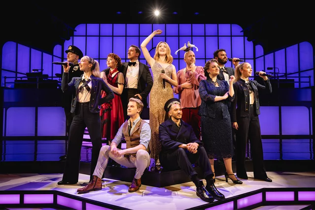 The cast of Titanique at London's Criterion Theatre