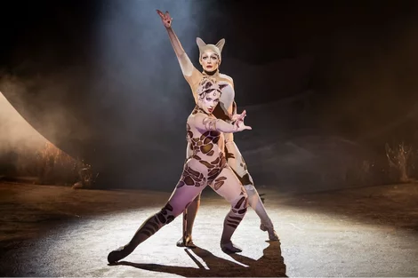 Demeter and Bombalurina in Cats at Regent's Park