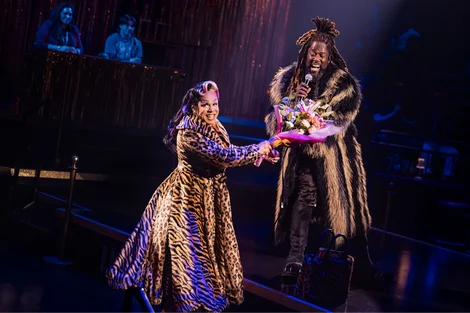 Xavier Reyes and Dudney Joseph Jr. in Cats: The Jellicle Ball