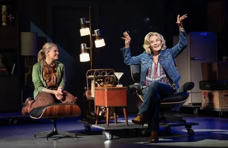 Celia Keenan-Bolger and Jessica Lange in Mother Play