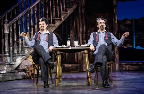 Charlie Stemp and Tom Edden in Crazy For You