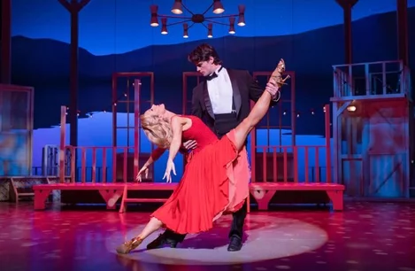 Charlotte Gooch and Michael O'Reilly in Dirty Dancing at the Dominion Theatre