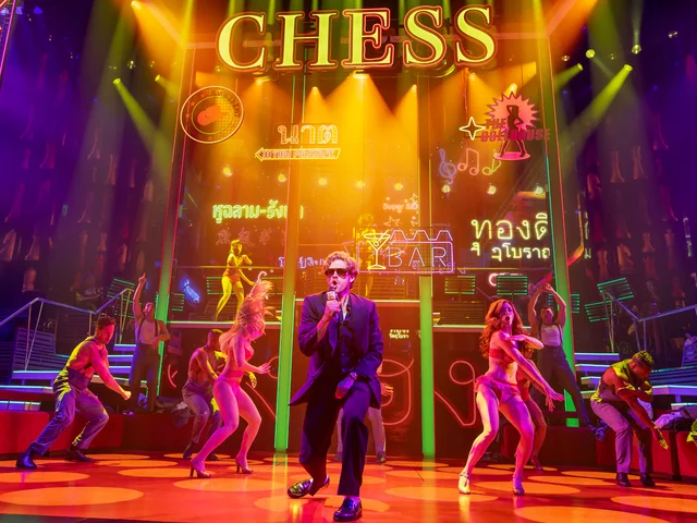 Aaron Tveit in Chess on Broadway