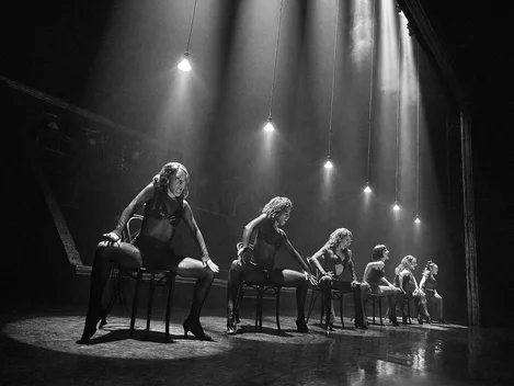 The cast of Chicago on Broadway