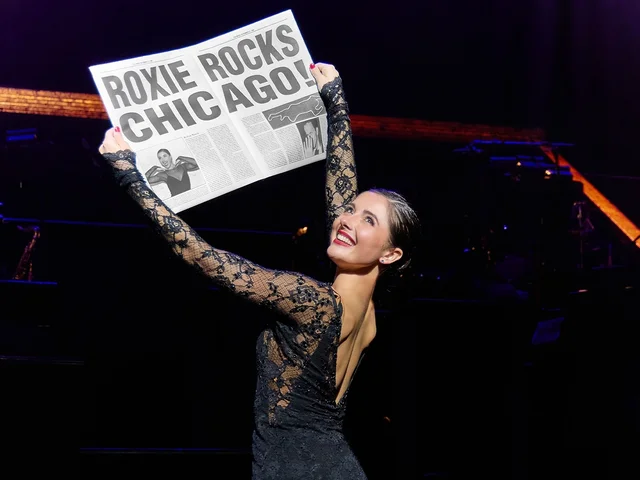Reece Weaver as Roxie Hart in Chicago on Broadway
