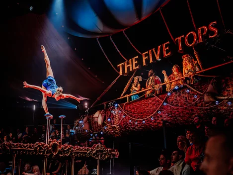 Amazing acrobatics in Come Alive! at The Empress Museum