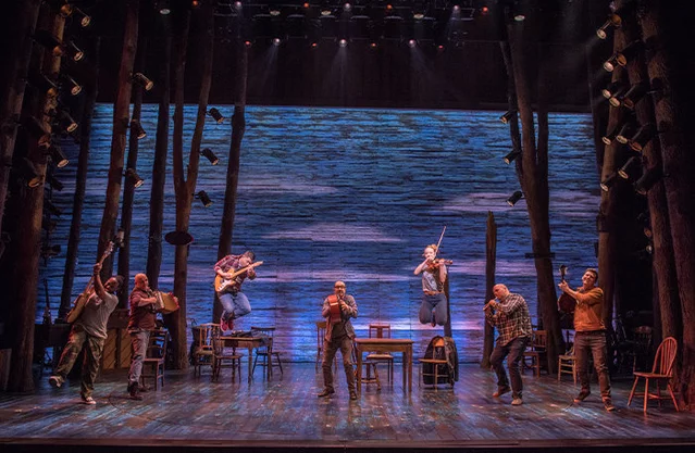 The musicians of Come From Away at the Phoenix Theatre, London