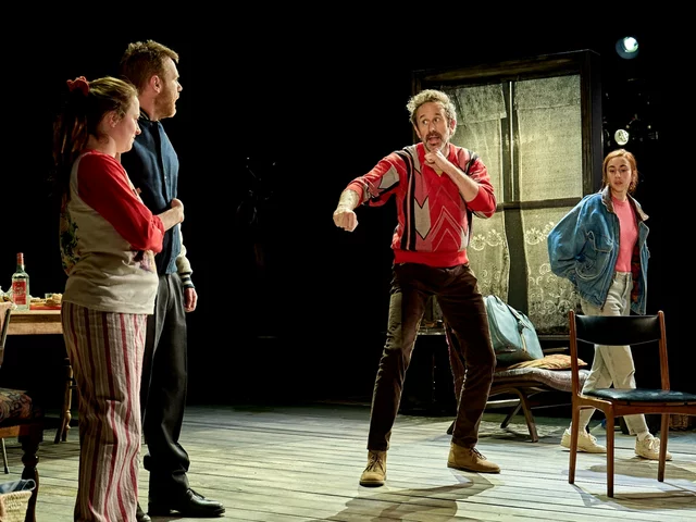 The company of The Brightening Air at the Old Vic