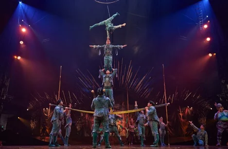 The company of Cirque du Soleil: Alegria