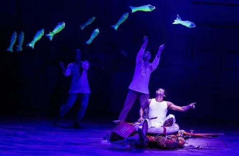 The company of Life of Pi on Broadway