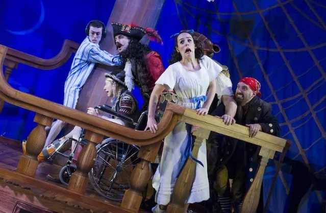 The company of Peter Pan Goes Wrong