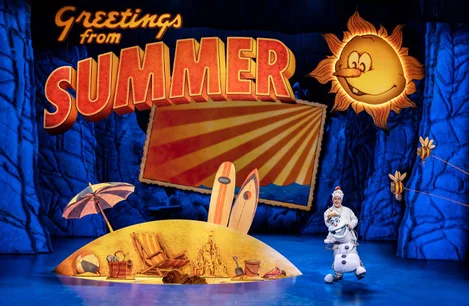 Craig Gallivan (Olaf) performs "In Summer" in Frozen the Musical