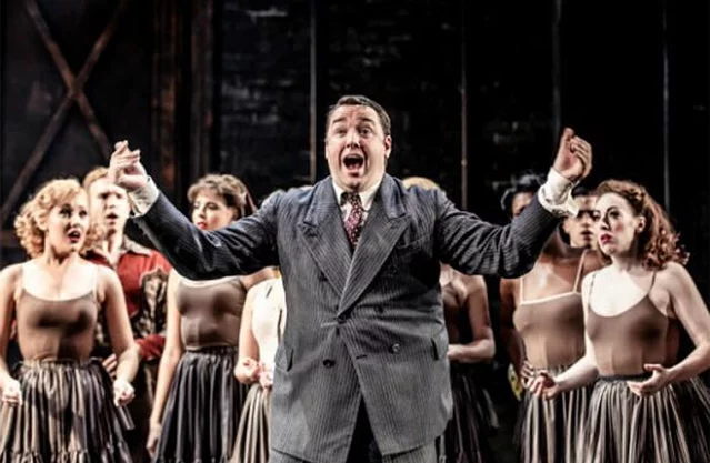 Jason Manford in Curtains the musical at Wyndham's Theatre, London