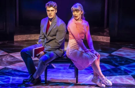 Daniel Bravo as Sebastian Valmont and Abbie Budden as Annette Hargrove in Cruel Intentions: The '90s Musical