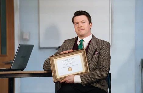 Daniel Rigby in Accidental Death of an Anarchist