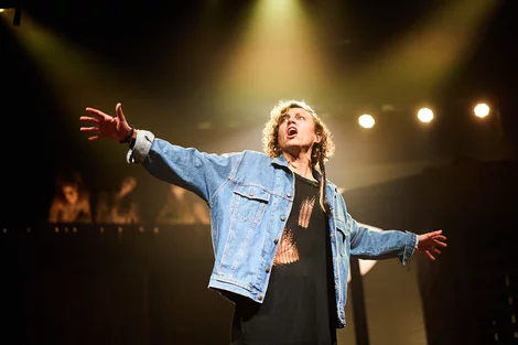 John (Glenn Adamson) In Dark of the Moon at the Charing Cross Theatre