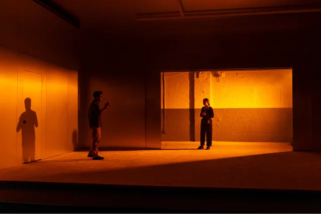 Data runs at the Lucille Lortel Theater in New York