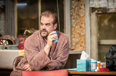 David Harbour in Mad House at the Ambassadors Theatre, London