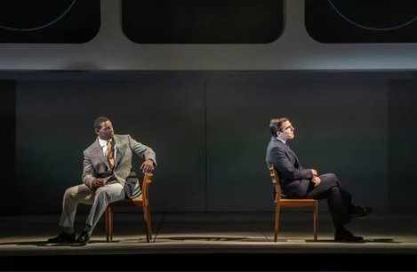 David Harewood and Zachary Quinto in Best of Enemies