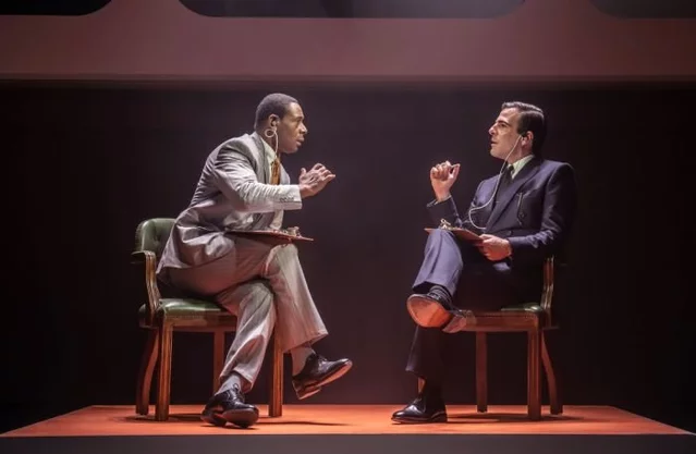David Harewood and Zachary Quinto in Best of Enemies