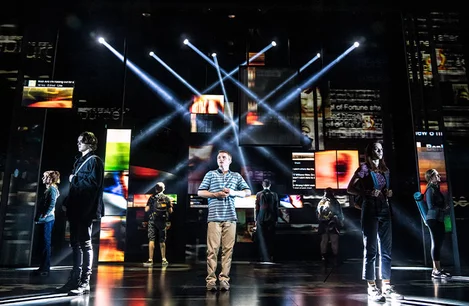 Sam Tutty in Dear Evan Hansen at the Noel Coward Theatre, London
