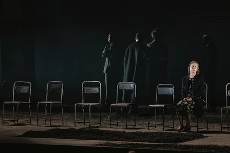 Laurie Metcalf in Death of a Salesman Broadway