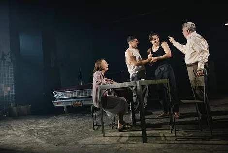 The cast of Death of a Salesman Broadway