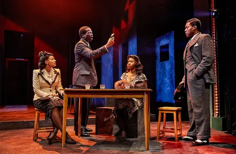 The cast of Death of a Salesman at the Piccadilly Theatre