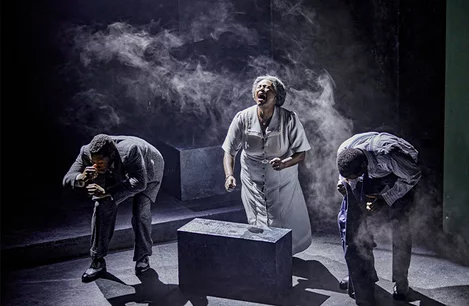 The cast of Death of a Salesman at the Piccadilly Theatre