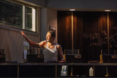 Ebon Moss-Bachrach plays Sal in Dog Day Afternoon