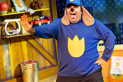 Dog Man plays at the Southbank Centre