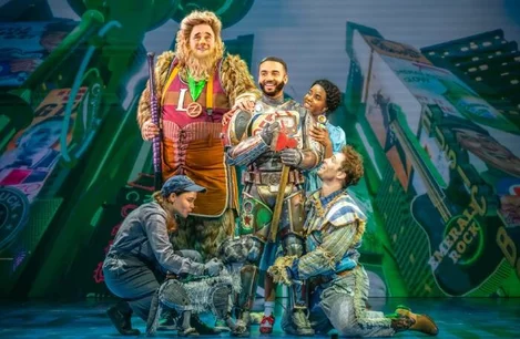Dorothy and friends in The Wizard Of Oz musical