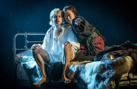 Emma Corrin and Millicent Wong in Orlando