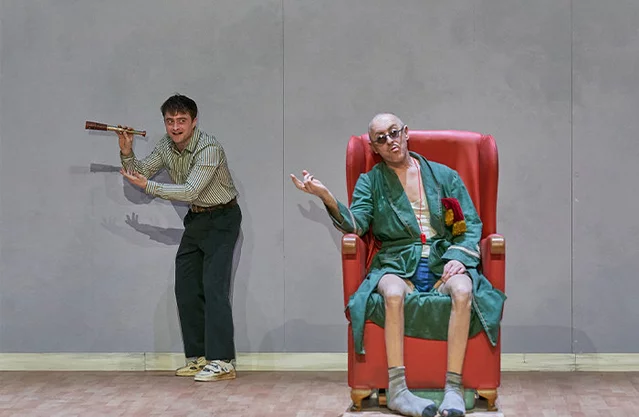 Daniel Radcliffe and Alan Cumming in Endgame at the Old Vic Theatre, London