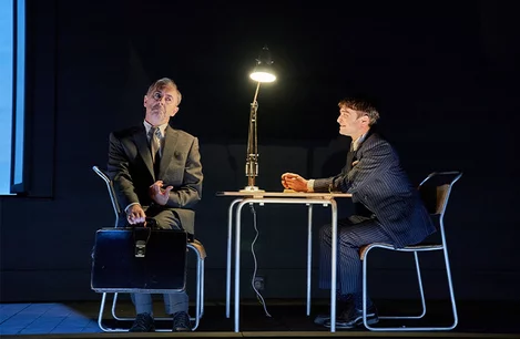 Daniel Radcliffe and Alan Cumming in Endgame at the Old Vic Theatre, London