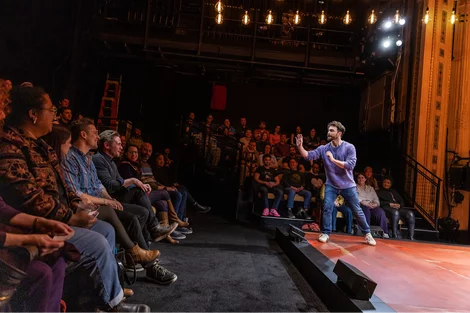 Audience participation in Every Brilliant Thing on Broadway